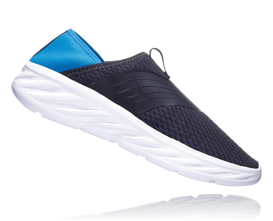 Hoka One One Sandale Panske Námornícka Modrá/Biele - ORA Recovery - 21376-CTVH